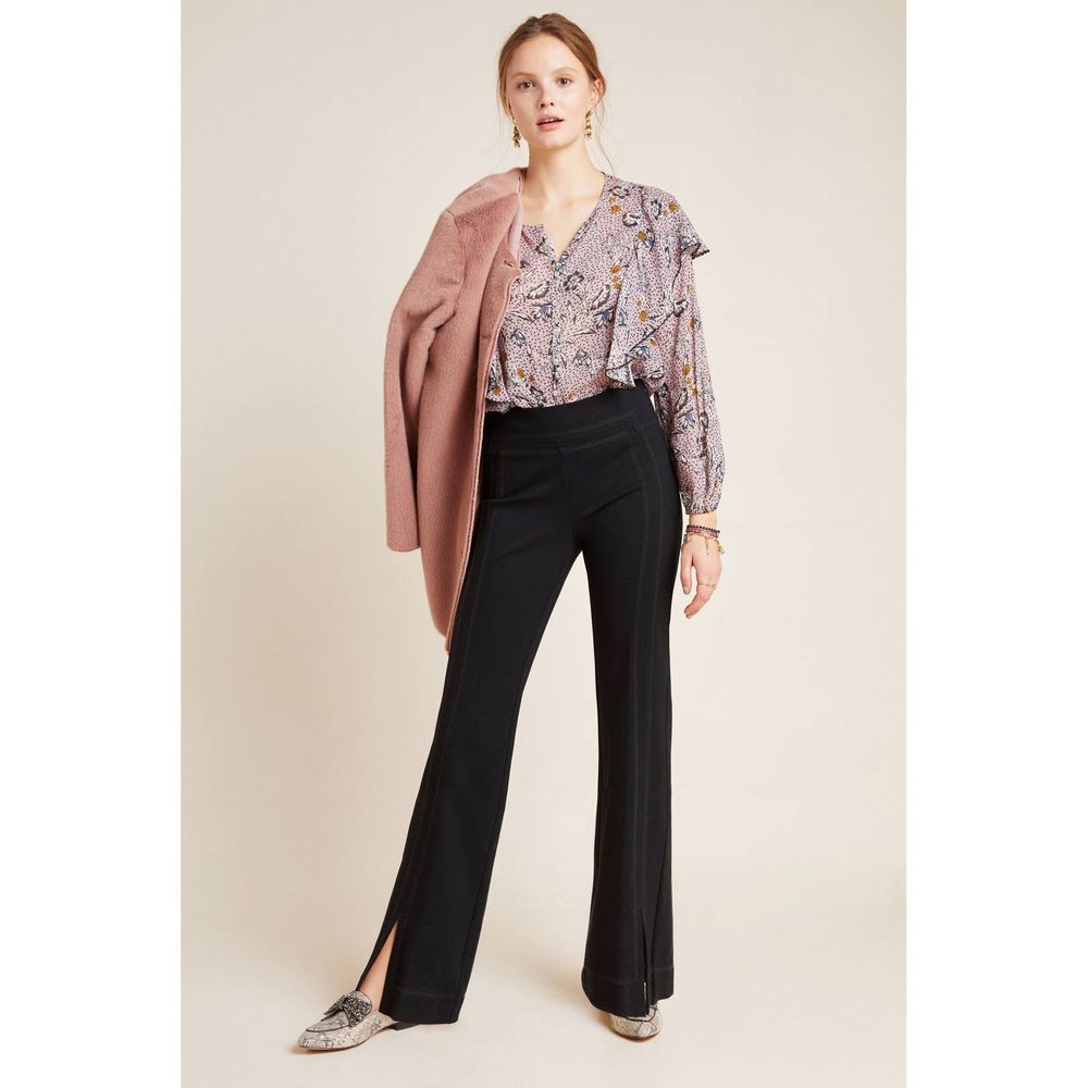 New Anthropologie Adina Bootcut Ponte Trousers